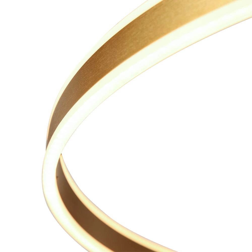 Design pendant lamp Ringlux gold Ø 80cm Steinhauer 8712746171587