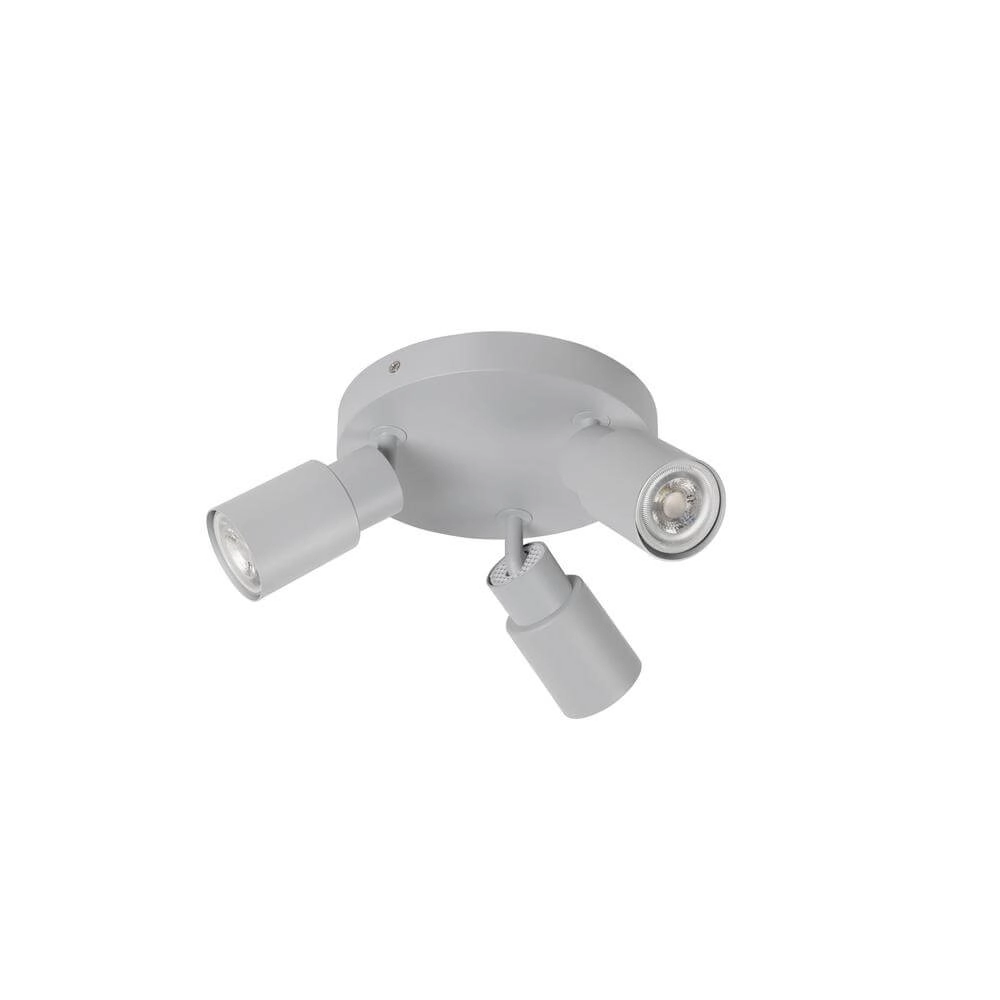 Round spotlight Puri 2.0 Tube Grey 3-light SLV 4024163293914