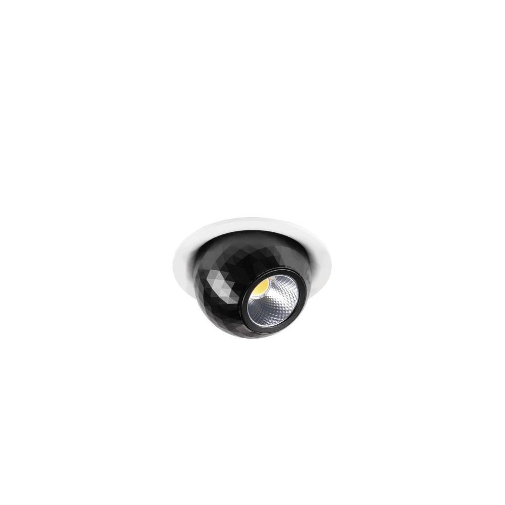 Recessed spotlight Dysko white with black SLV 4024163316705