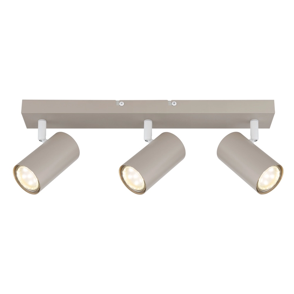 3-light ceiling spotlight Robby sand brown Globo 9007371569458