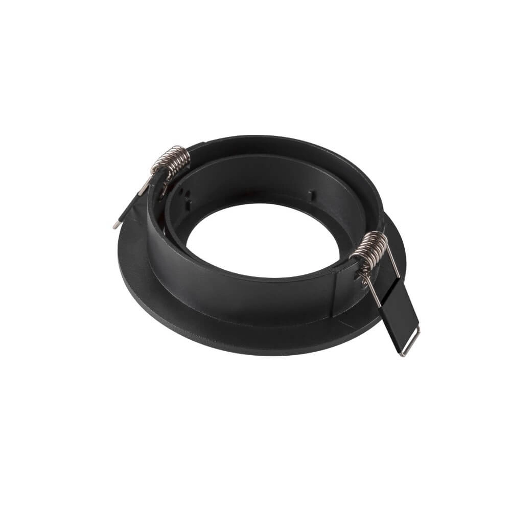 Mounting ring New Tria 95 round black - without fitting SLV 4024163277235