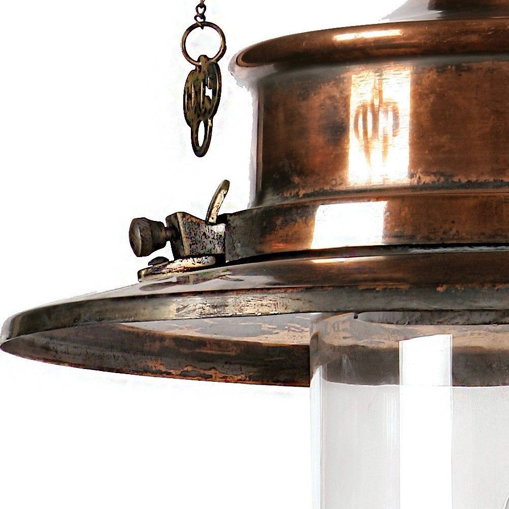 Antique pendant lamp Paddington Station M Limehouse