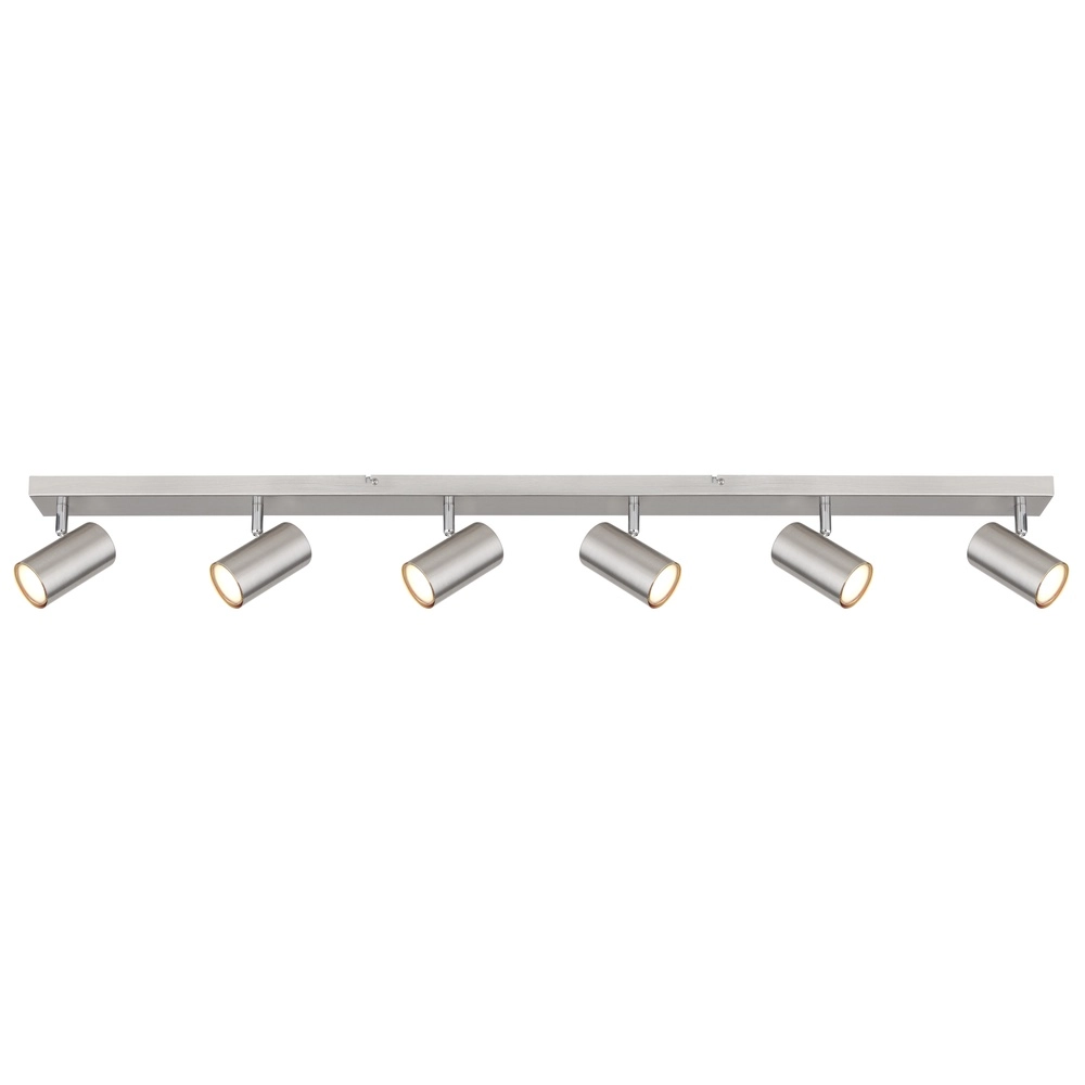 Ceiling lamp 6-lights Robby nickel Globo 9007371430598