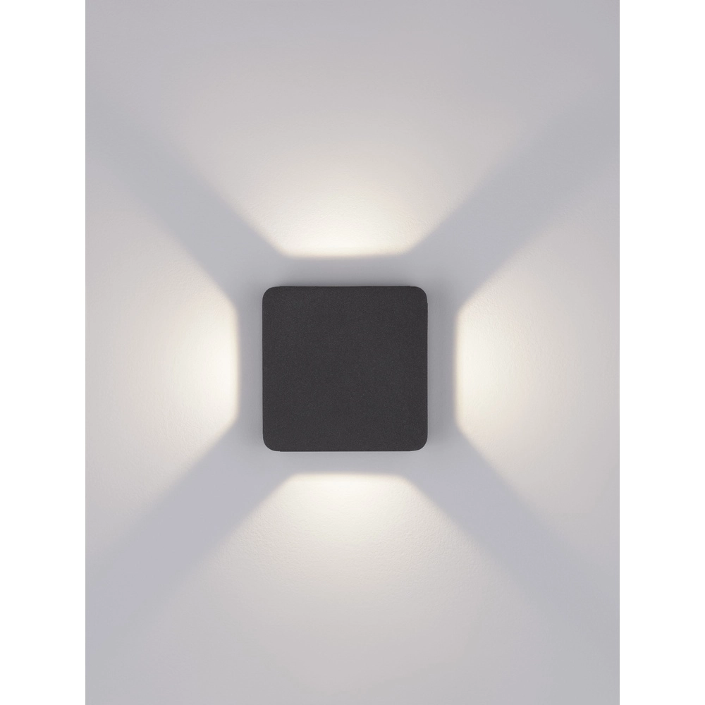 Square wall lamp Serika anthracite Lyora 5212017432735