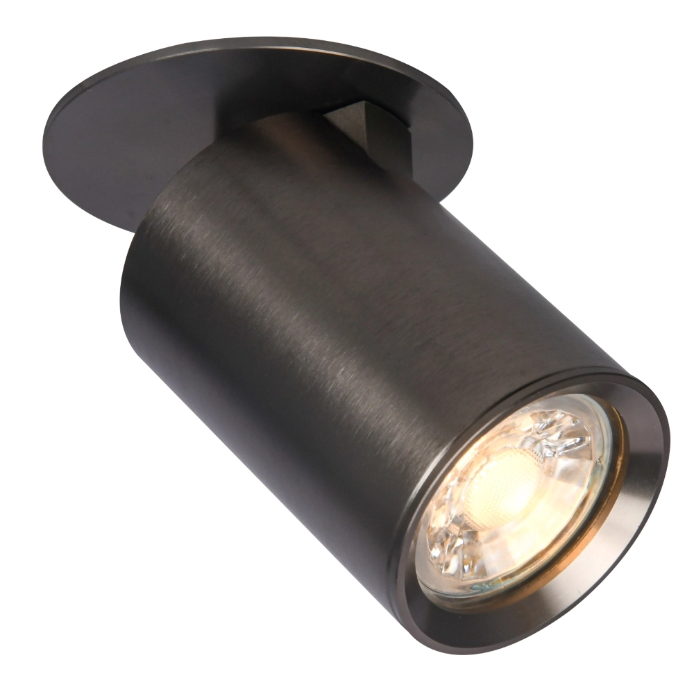 Light bronze spotlight Parma adjustable aluminium