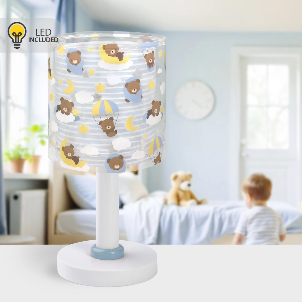 Children's room table lamp Baby Teddy blue Dalber 8420406002170