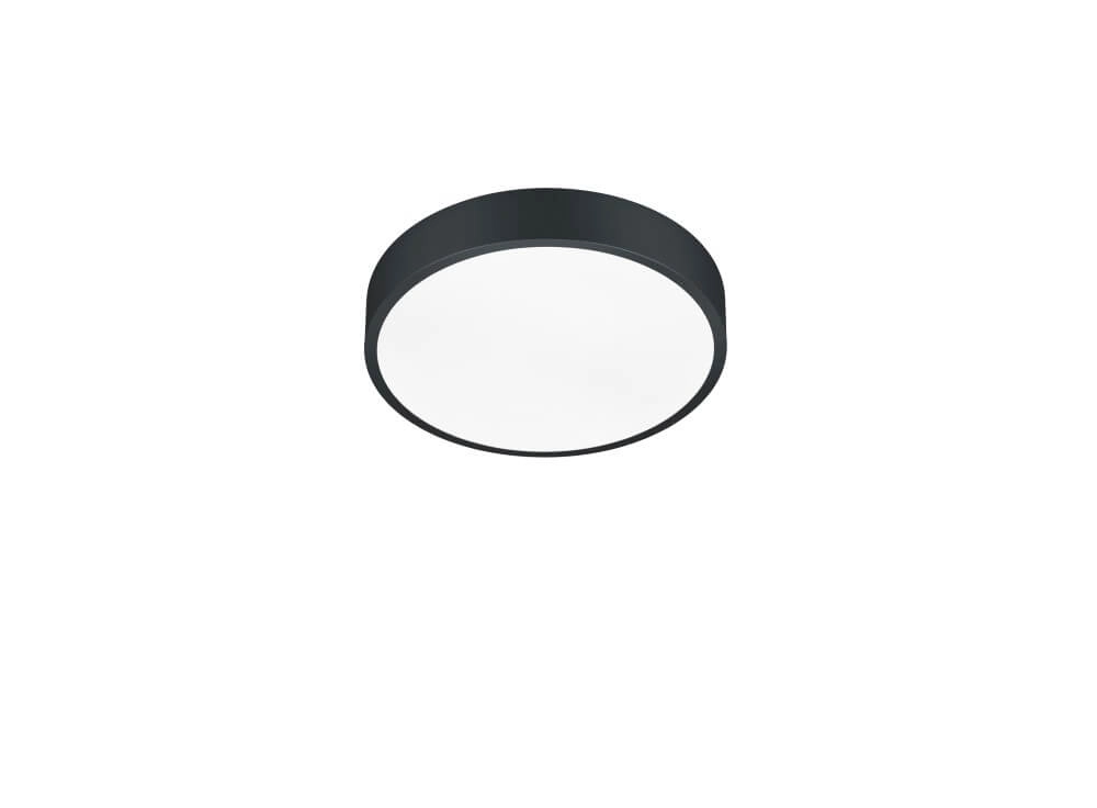 Black ceiling lamp Waco Ø 31cm