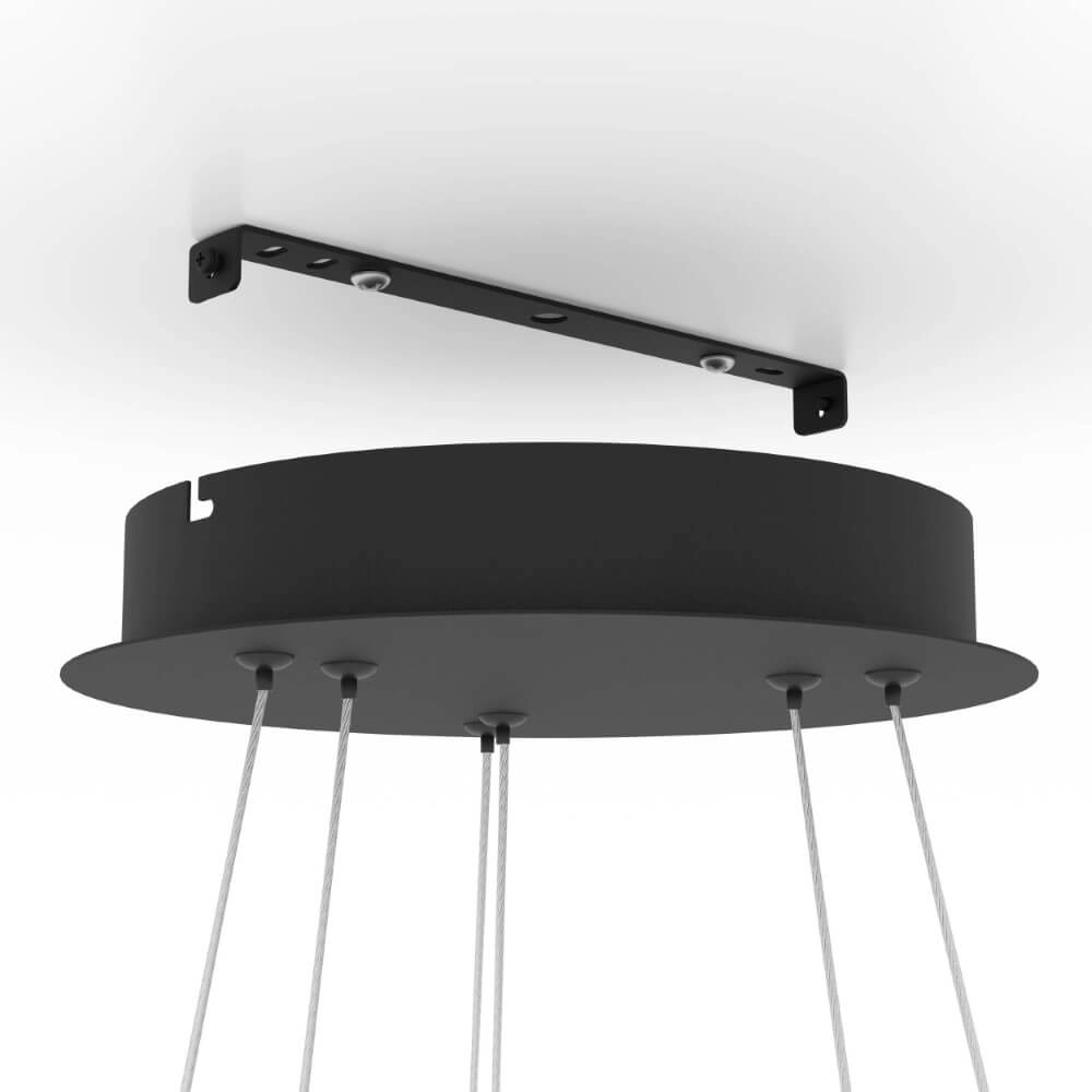 Design hanging lamp Banderillas white with black Stars of Light 9002759398392