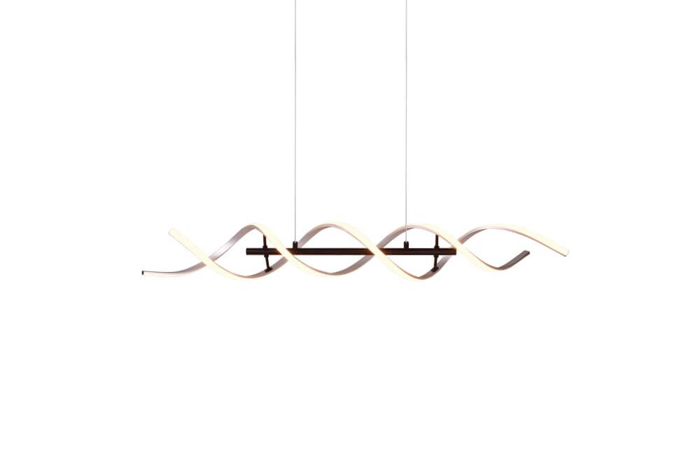 Design LED hanging lamp Sequence brushed metal Trio 4017807540710