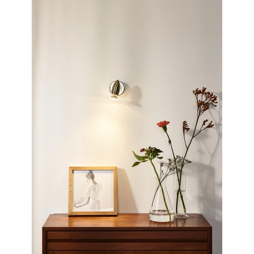 Ceiling spotlight Caro-Led matt chrome Lucide 5411212133366