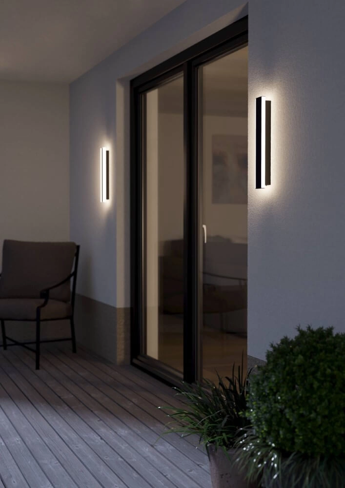 Design wall lamp Neviano 38cm black Eglo 9008606261932