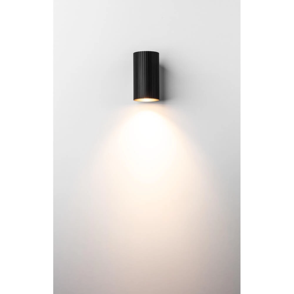 Black wall lamp Onis down Lyora 4255805302293