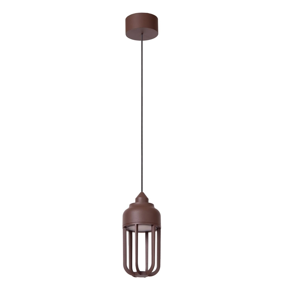 Pendant lamp Wells Rusty brown