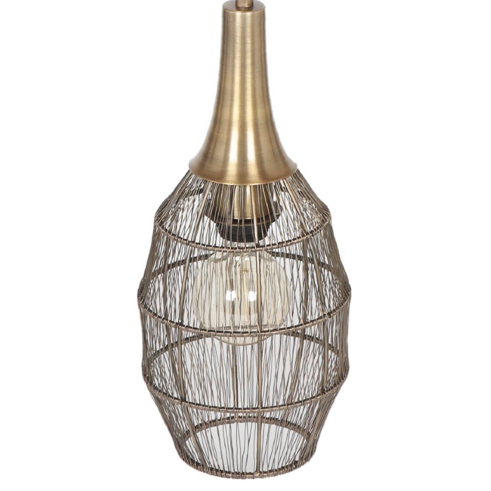 Oval pendant lamp Soraya Ø 26cm - bronze Trio 4017807617443