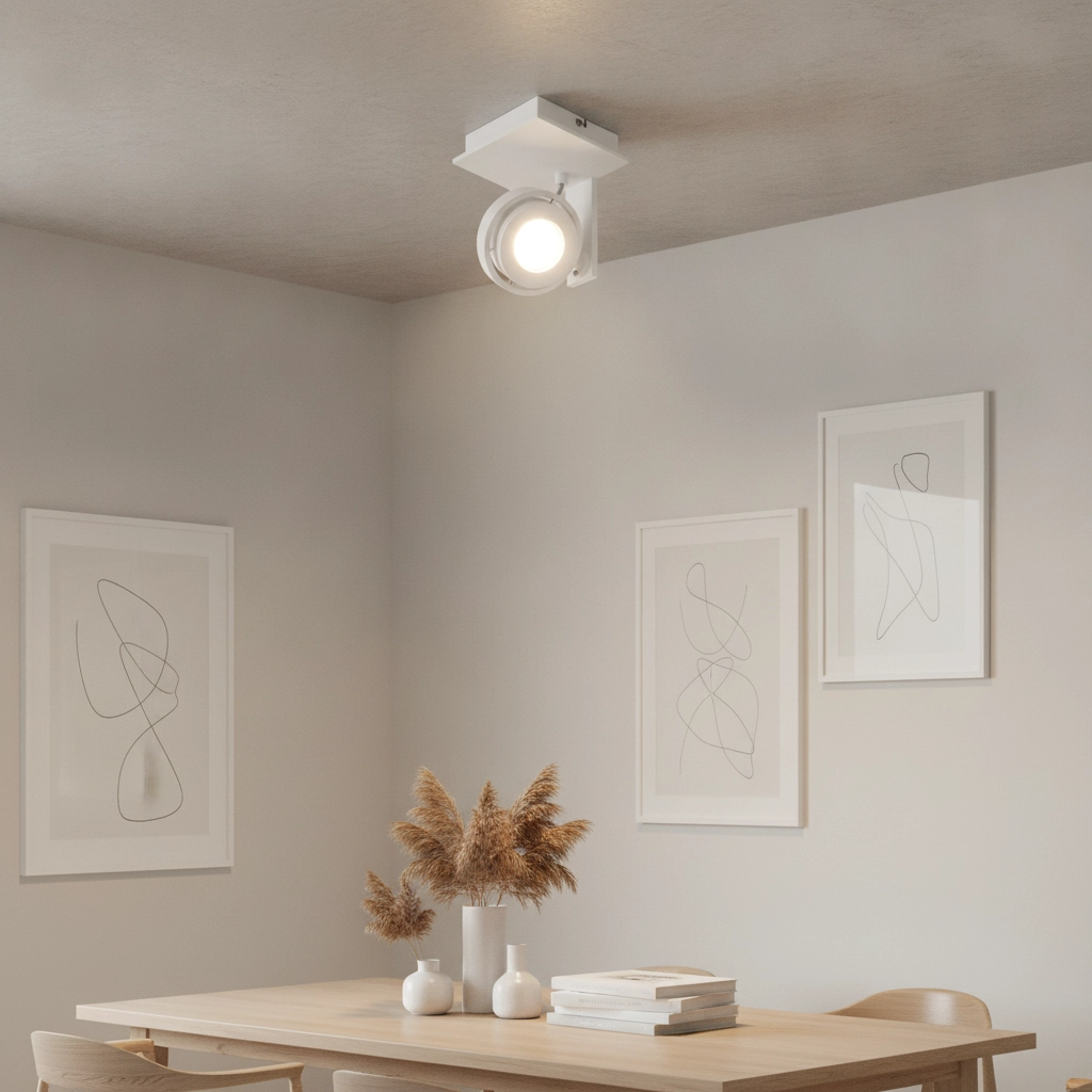 1-light surface-mounted spot Meist white