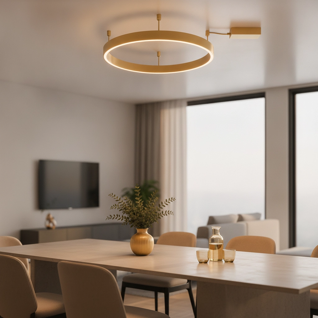 Ceiling lamp Motif gold Ø 80cm