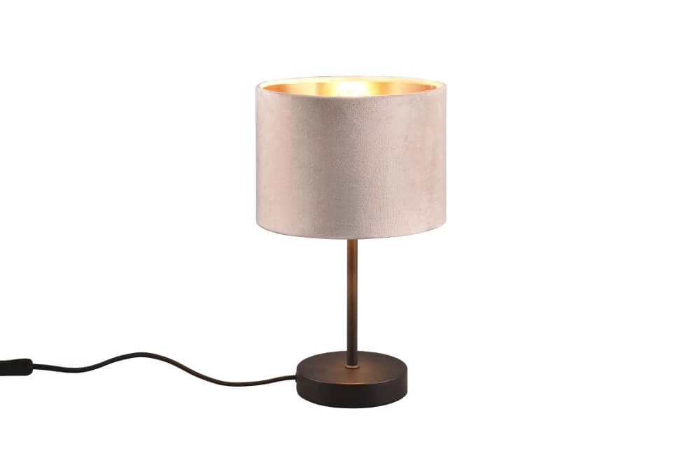 Table lamp Julieta velvet hood Trio 4017807574142