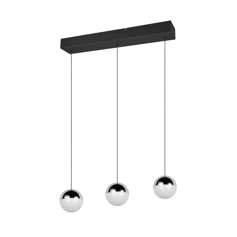 3-light pendant lamp Senta chrome Trio 4017807685831
