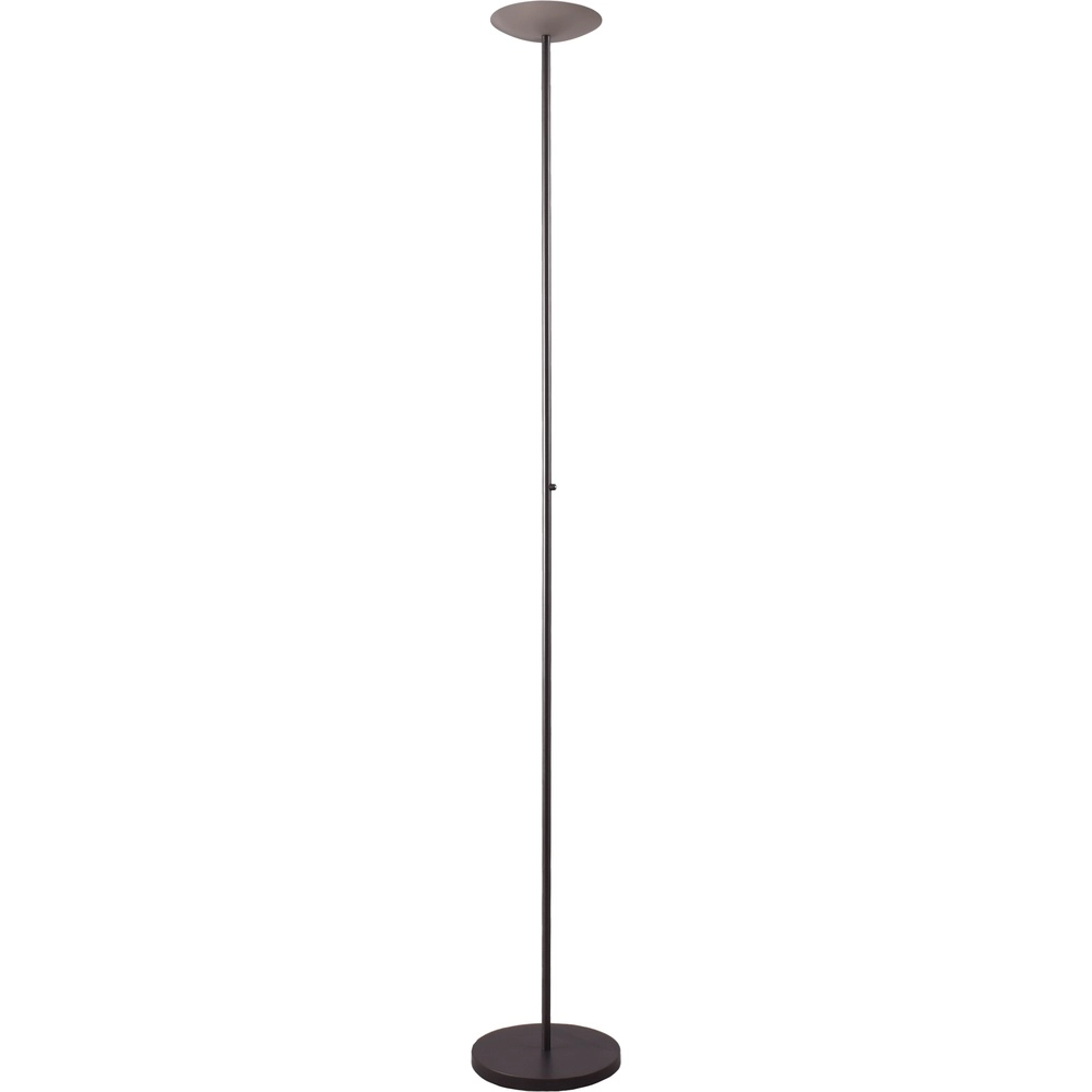Design floor lamp Scala black with nickel Ø 20cm