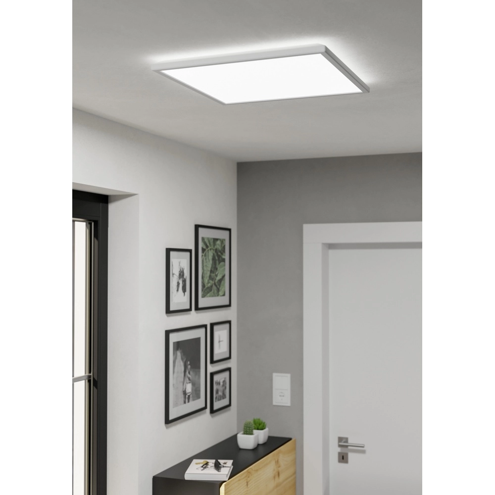 Bathroom lamp with remote Rovito-R Square - White - 50x50cm Eglo 9008606330058