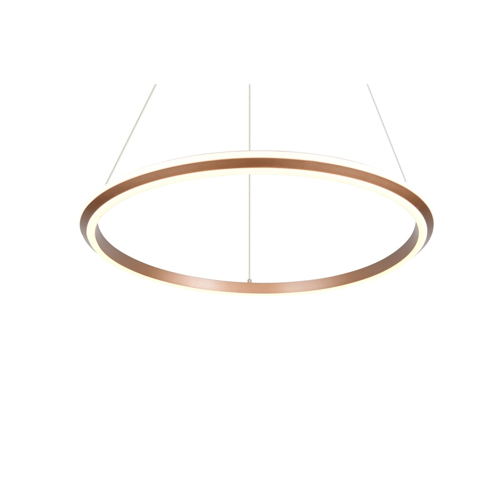 Pendant lamp Amador mocha brown Ø 75cm Trio 4017807664188