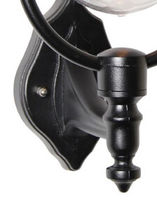 Wall lamp classic Punta black Franssen 8033239067232