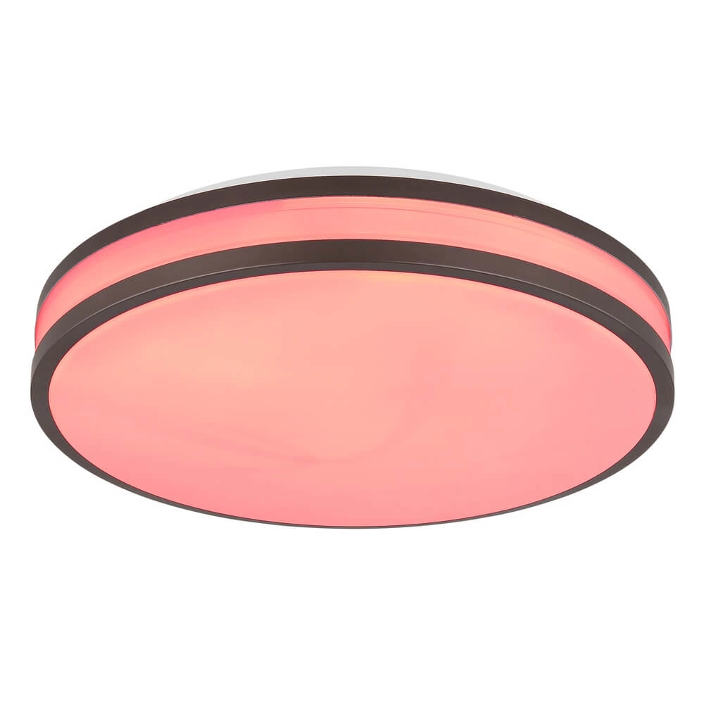 Ceiling light Betha brown Ø 34cm Globo 9007371453825