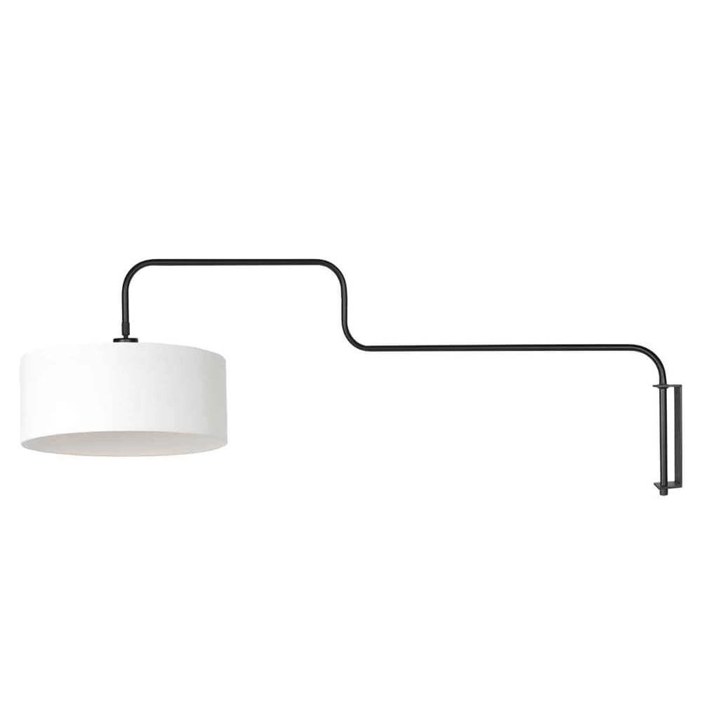 Wall lamp Bloeba black with white hood Steinhauer 8712746177077