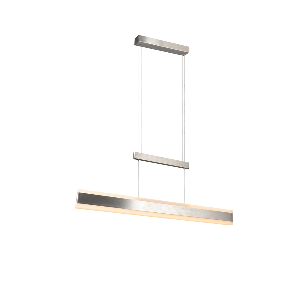 Modern pendant lamp Arcola 152cm nickel