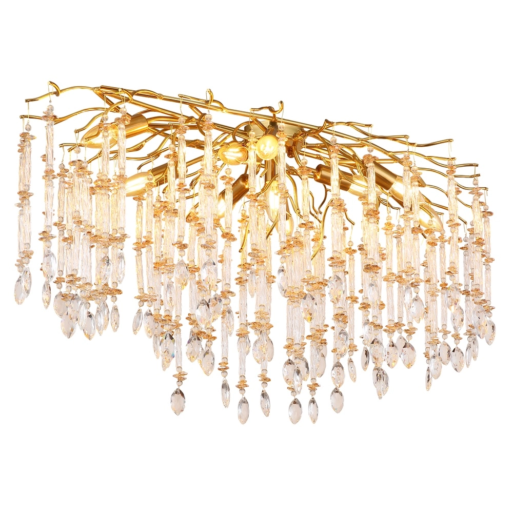 Ceiling lamp Gloria 100cm gold