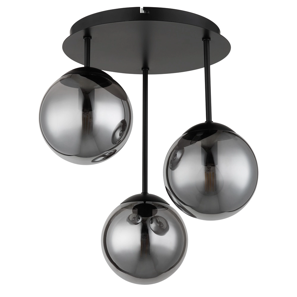 3-light ceiling lamp Harmon Black Globo 9007371583928