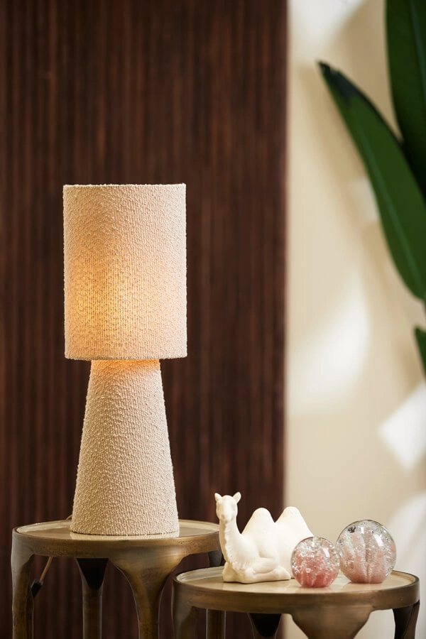 Teddy table lamp Micky cream Ø 20cm
