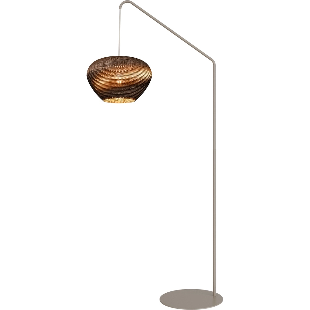 Think Paper floor lamp Cartone sand foot