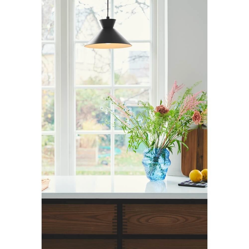 Sleek pendant lamp Dial black Ø 25cm Nordlux 5704924013720