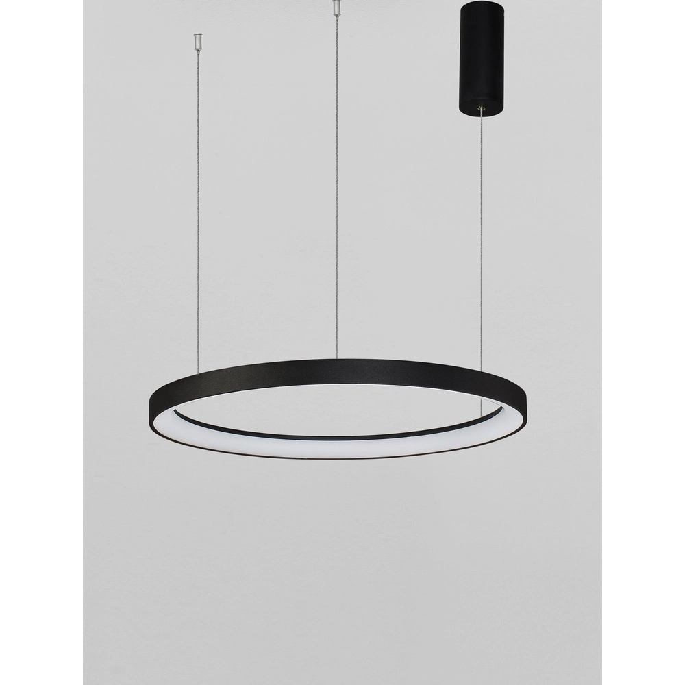 Design pendant lamp Pertino black Ø 58cm 2700K Lyora 5212017446053