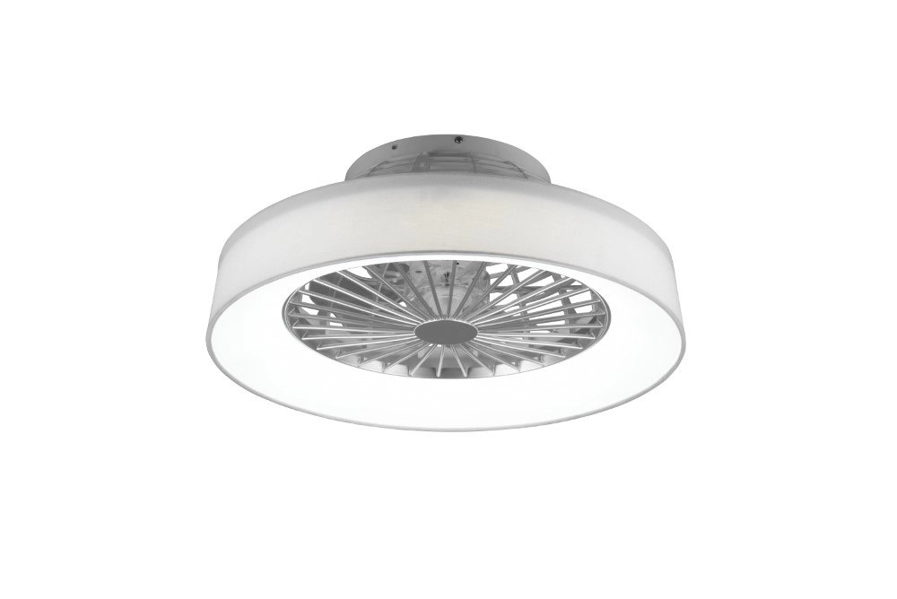 LED ceiling fan Farsund 47cm white Trio 4017807491074
