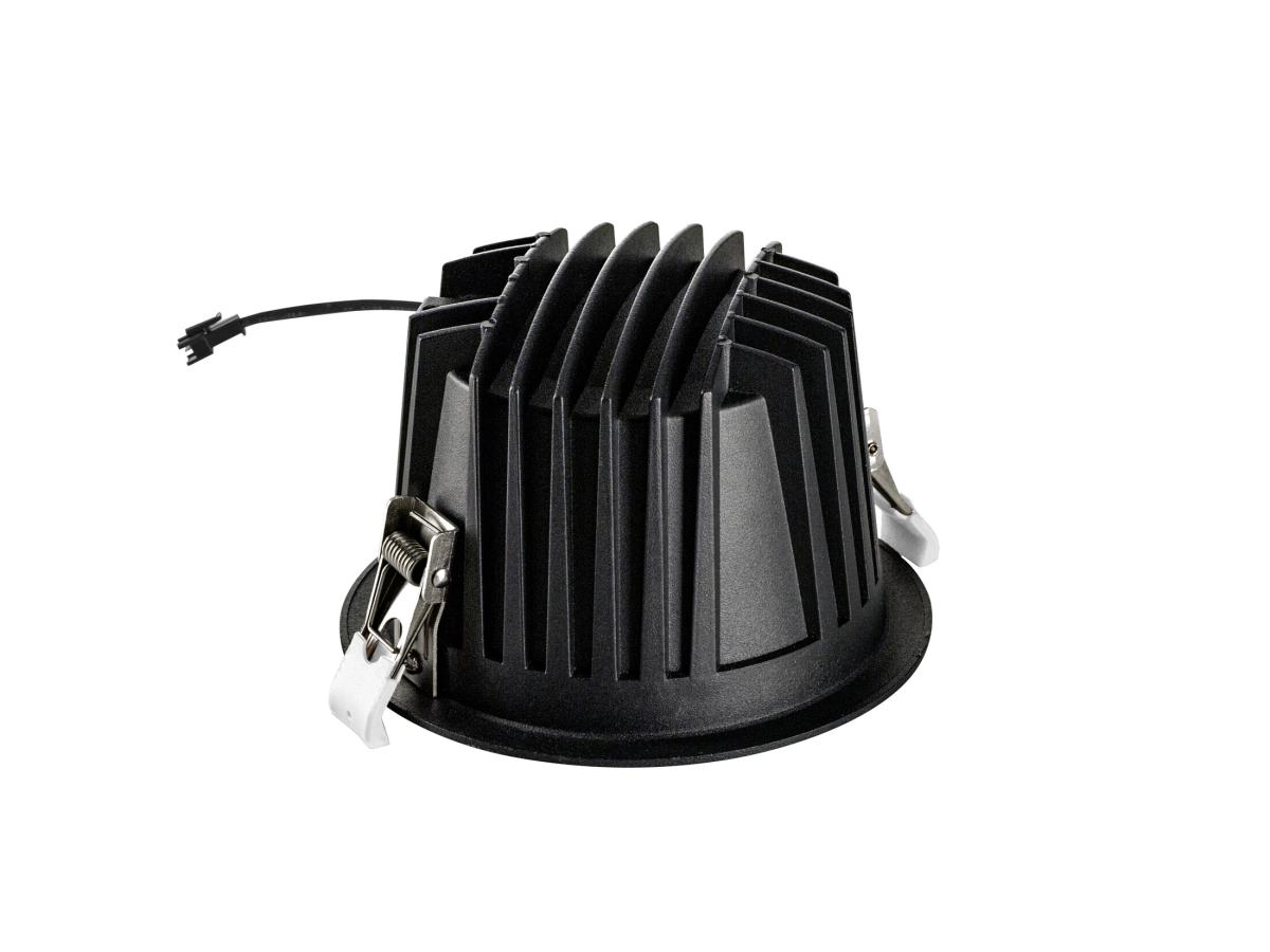 Recessed spotlight Numinos XL black/chrome 4000K - 55deg SLV 4024163307925