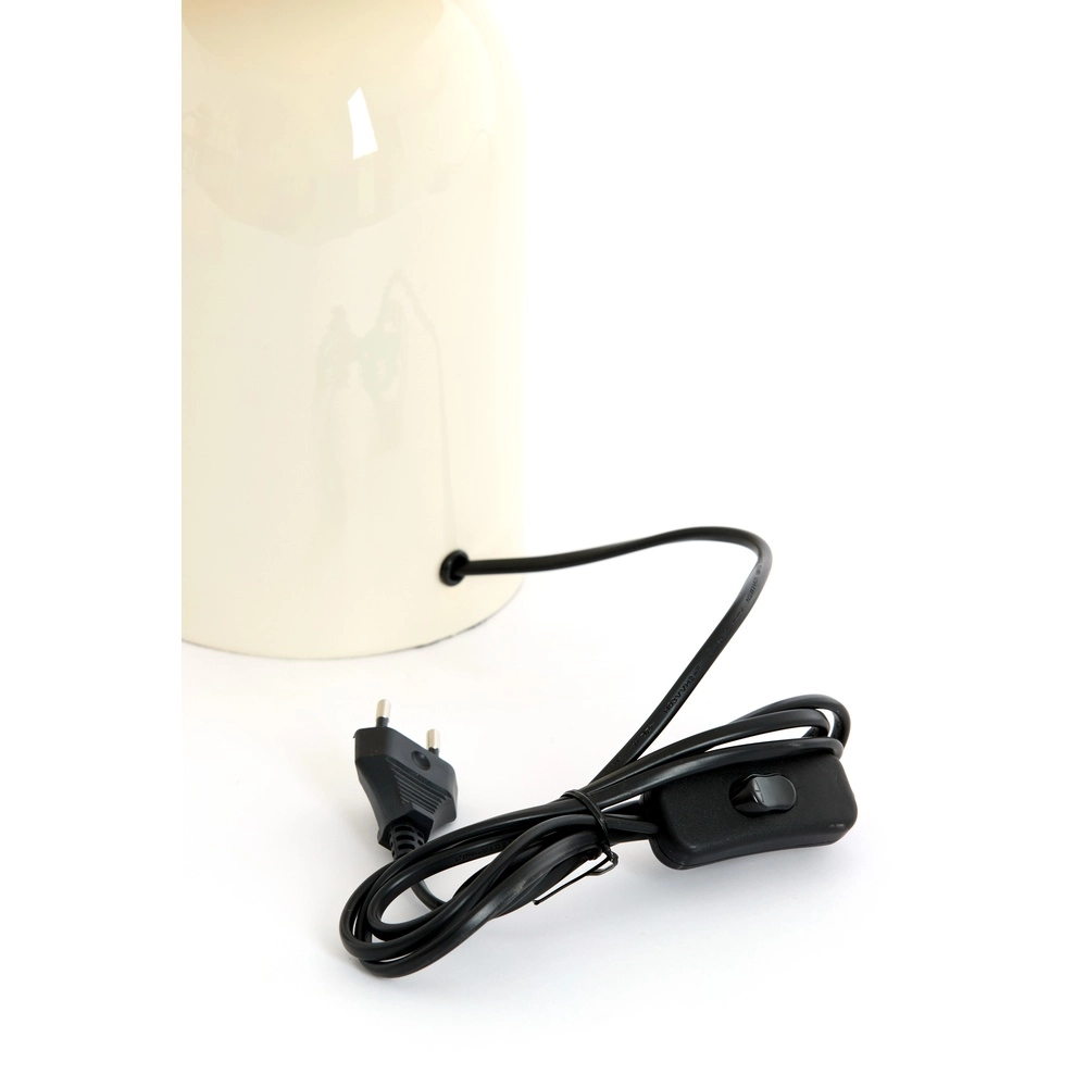 Mushroom table lamp Tolima gloss cream - Ø 23cm Light & Living 8717807807788