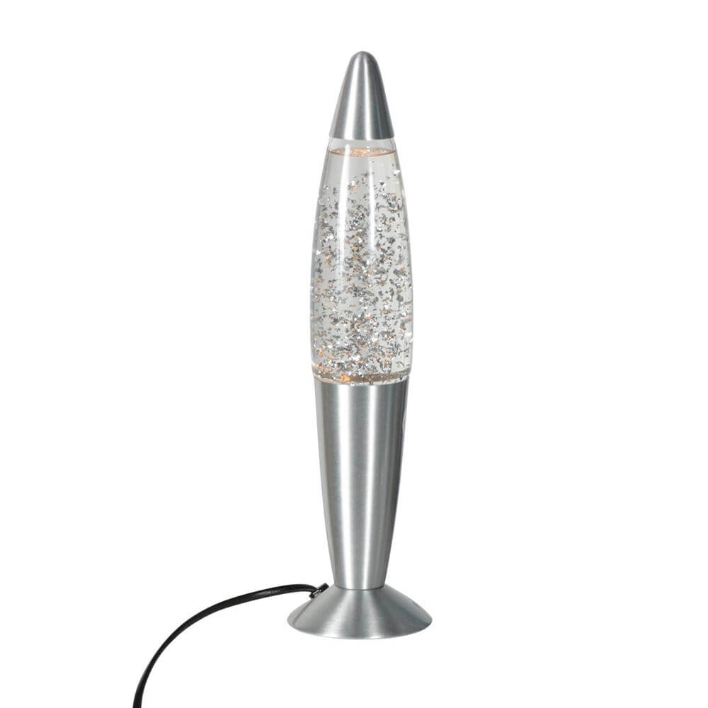 Lava lamp Volcan silver grey Steinhauer 8712746177640