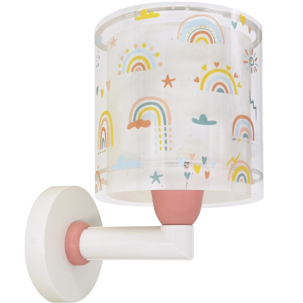 Wall lamp Rainbow pink for children's room