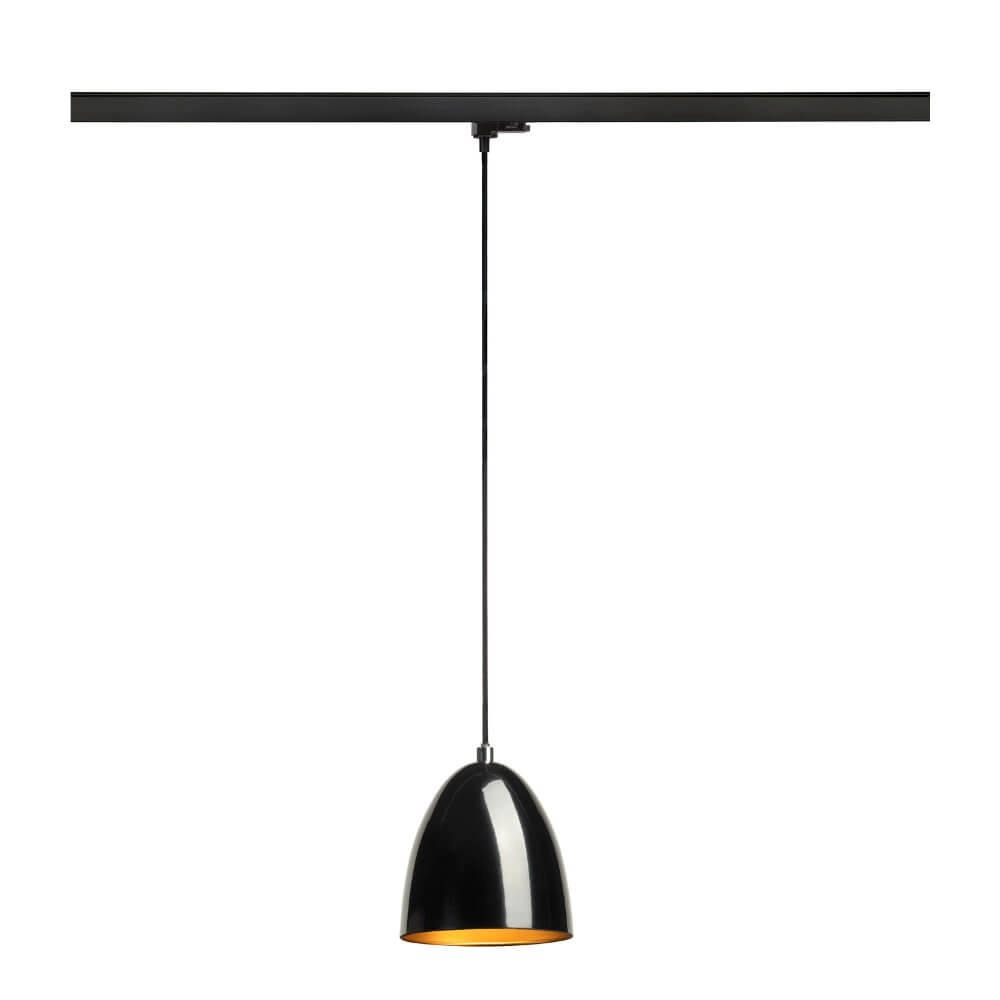 3-phase rail pendant Para Cone black
