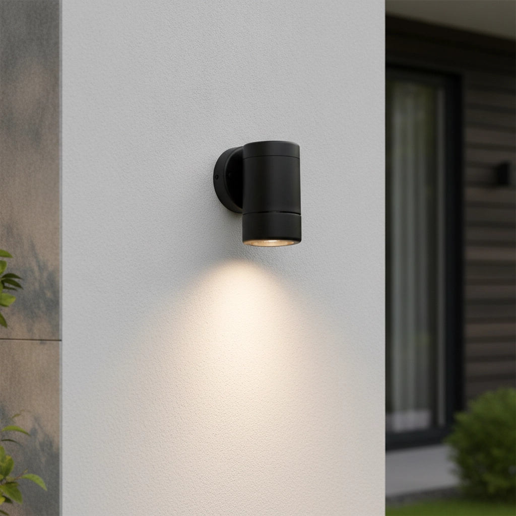 Round spotlight Limbio Down Black