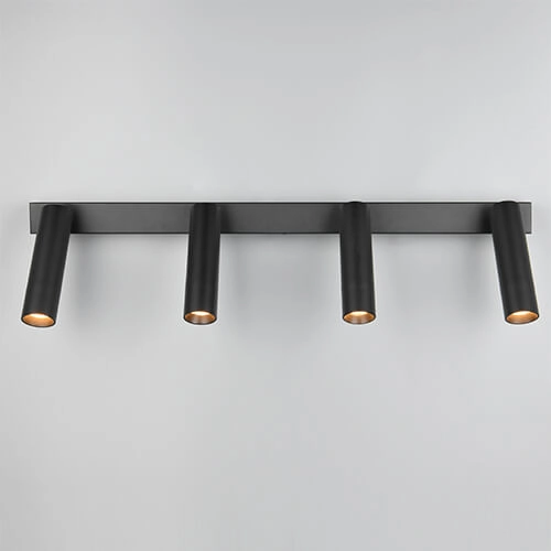 Slim ceiling spotlight Ambala 4x LED - Black Trio 4017807612653