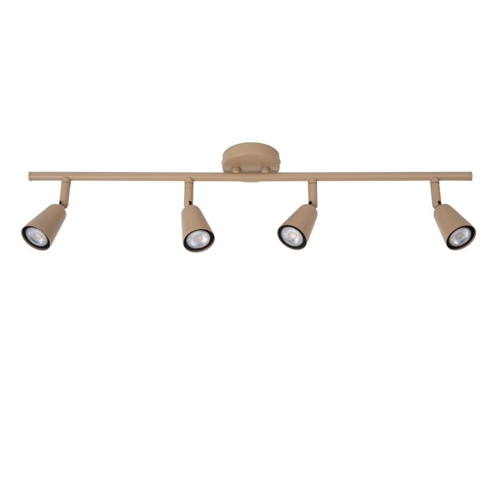 Ceiling spotlight Tiana 4-light taupe
