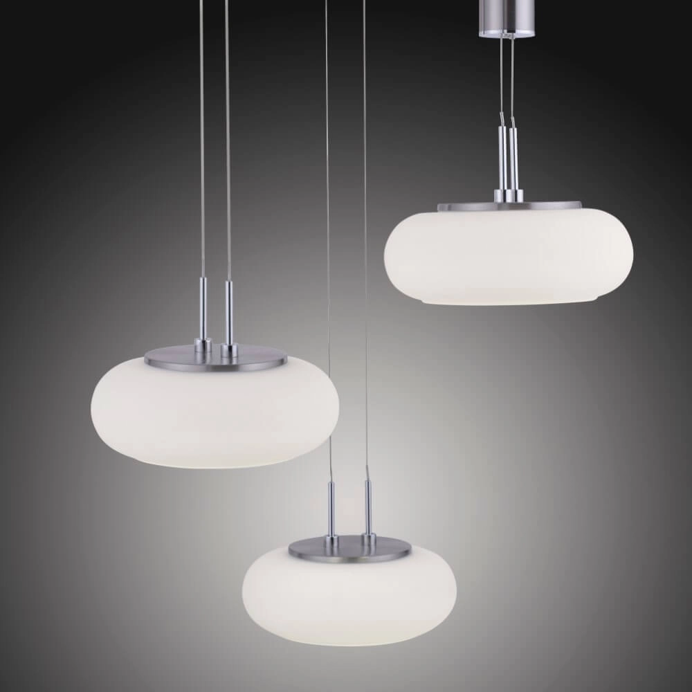 3-light pendant lamp Q-Etienne metal round Paul Neuhaus 4012248350447