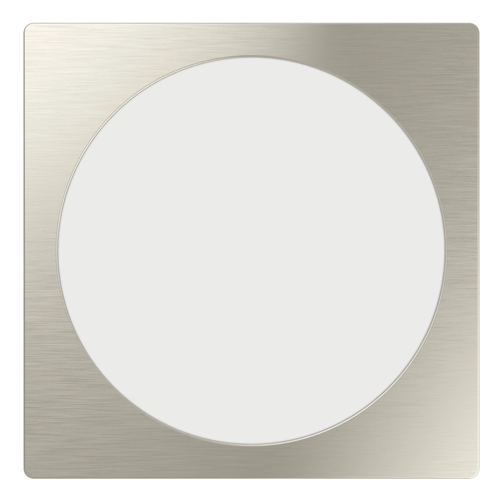 Recessed lamp Fueva 6 Square - Stainless Steel - 21.6x21.6cm