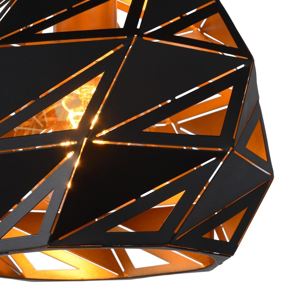 Design pendant lamp Malunga Black Lucide 5411212210951