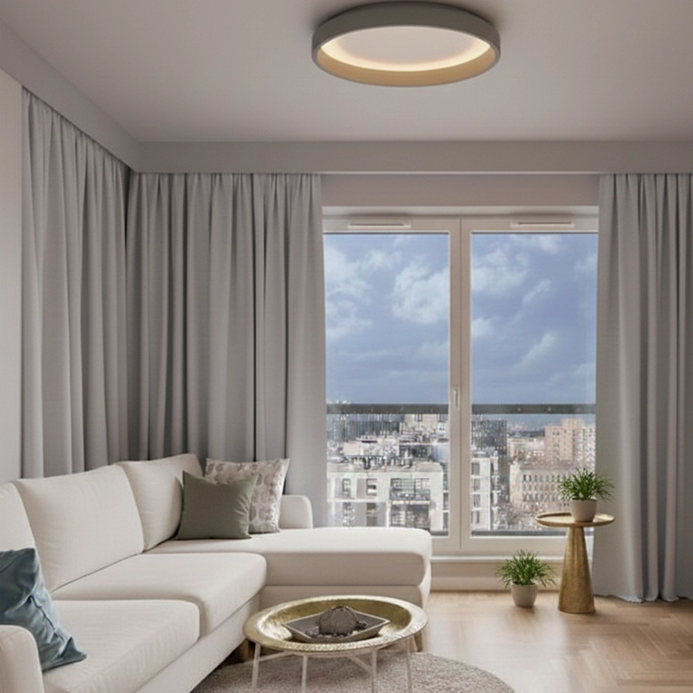 Ceiling lamp Albi grey Ø 61cm