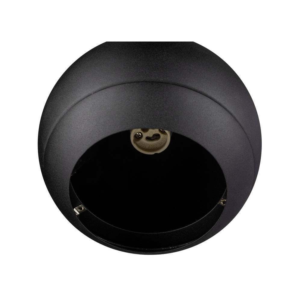 Sleek pendant lamp Light Eye 150 black Ø 15cm SLV 4024163295482