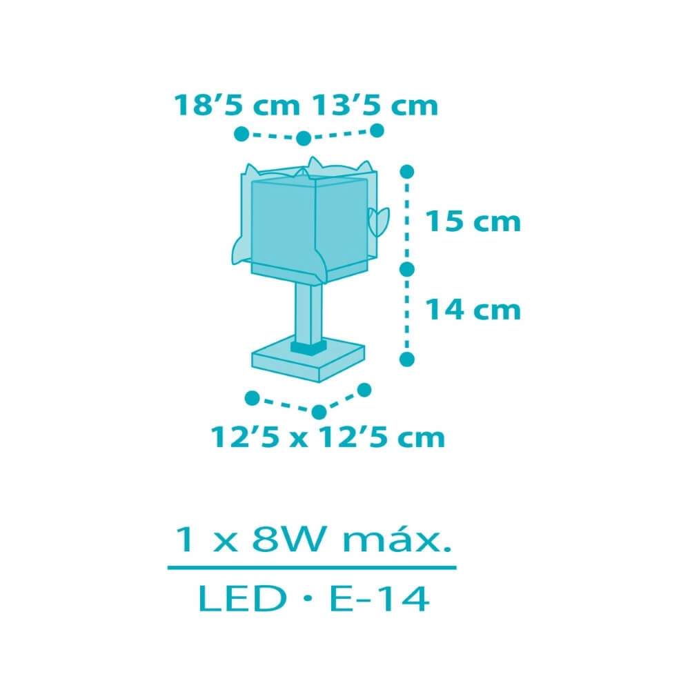 Children's bedside table lamp Little Owl Dalber 8420406643915